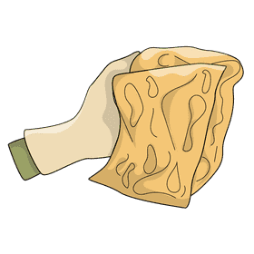 Pressure washer chamois clipart