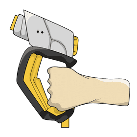 Pressure washer trigger washer clipart