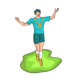 Rugby Celebration clipart