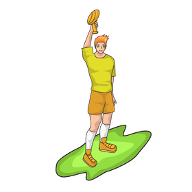 Rugby Champion clipart