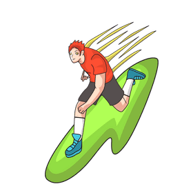 Rugby Run Score clipart
