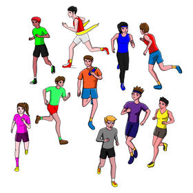 Runner Set vector