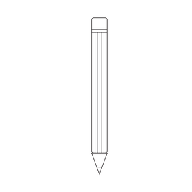 Pencil drawing black and white clipart