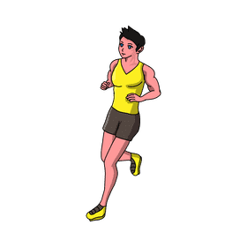 Runner Joging clipart