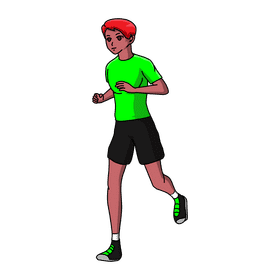 Runner Slow clipart