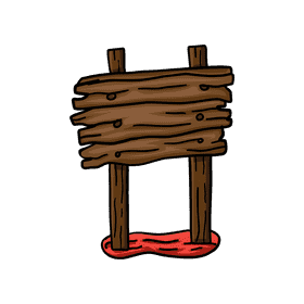 Sign Wood Stacked clipart