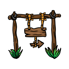 Sign Wood Traditional clipart