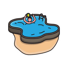 Swimming pool Ball clipart