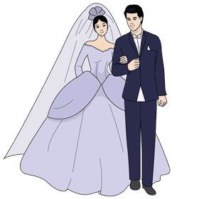 Wedding day clipart