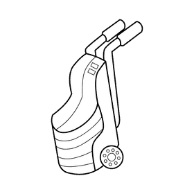 Wheelbarrow green black and white clipart