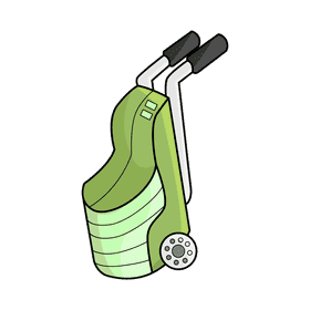 Wheelbarrow green clipart