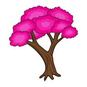 Cherry blossom Tree clipart