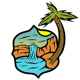 Desert oasis clipart