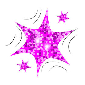 Glitter magenta clipart