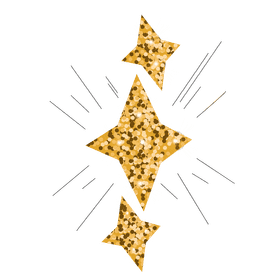 Glitter orange clipart