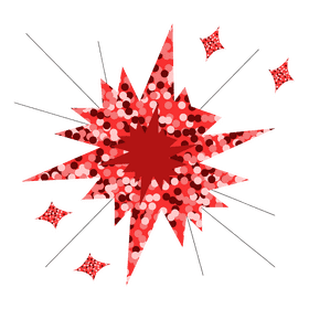 Glitter red clipart