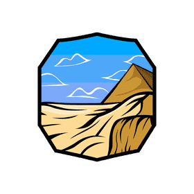 Horizon Desert clipart