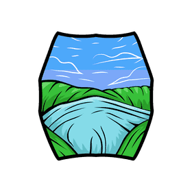Horizon Lake clipart