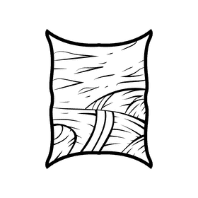 Horizon Roadway black and white clipart