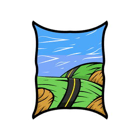 Horizon Roadway clipart