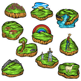 Meadow Set vector