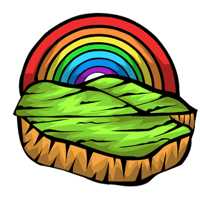 Meadow Rainbow clipart