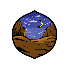 Night sky Desert clipart