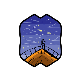 Night sky Fall Star clipart