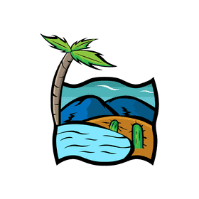 Oasis Cactus clipart