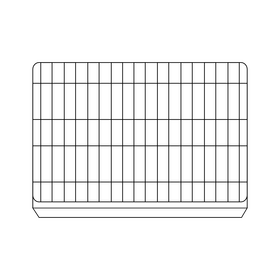 Cat cage drawing black and white clipart