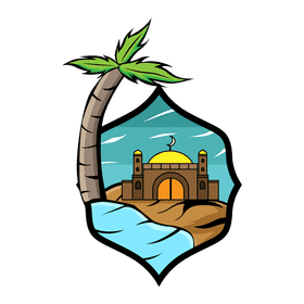 Oasis Mosque clipart
