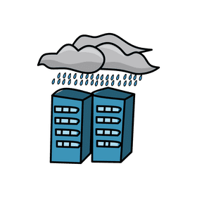 Rain Cloud City clipart