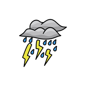 Rain Cloud Storm clipart