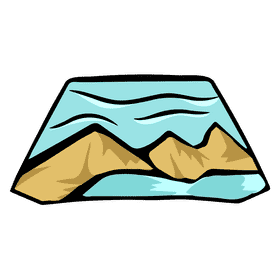 Rocky mountain aurora clipart