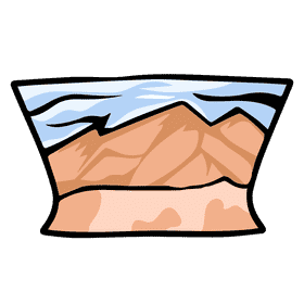 Rocky mountain desert clipart