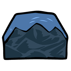 Rocky mountain fall star clipart