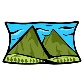 Rocky mountain trees clipart