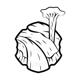 Savana Road black and white clipart