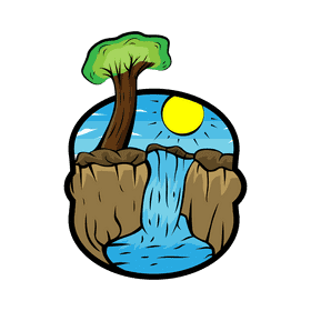 Savana Waterfall clipart