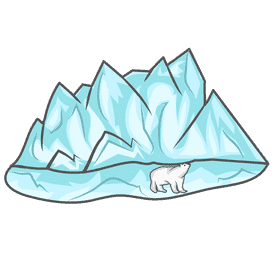 Snowy Mountain Bear clipart