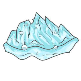Snowy Mountain Snowball clipart