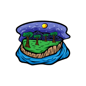 Starry Night Savanna clipart