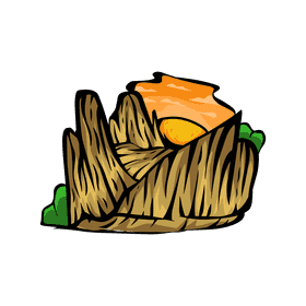 Sunset Cliff Hills clipart