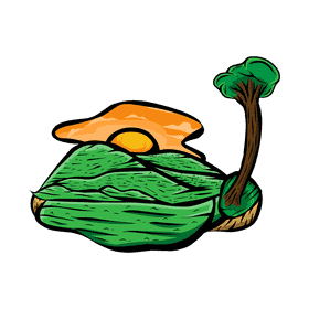 Sunset Grassland clipart