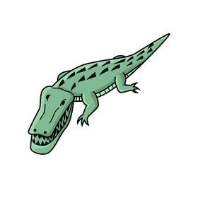 Alligator clipart