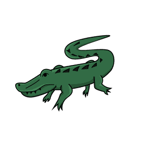 Alligator clipart