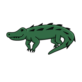 Alligator clipart