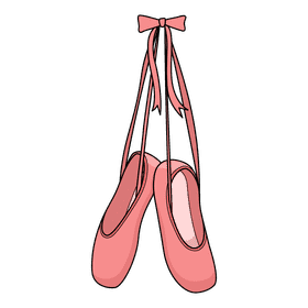 Ballet Shoes Hanging clipart