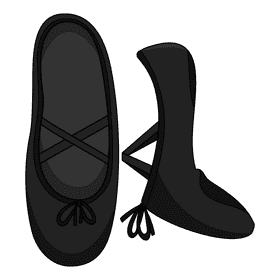 Ballet Shoes Men Shoes clipart