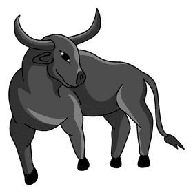 Bull alert clipart